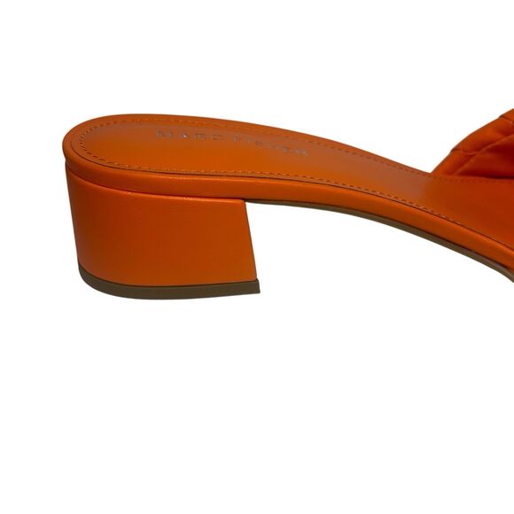 Marc Fisher Braided Heels- Orange - Size 9 M -Fast Shipping - Picture 12 of 16